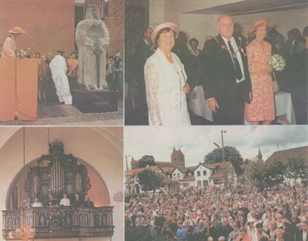 Lokalavisen den 30. august 1995: Fotos fra markeringen af 900-året for Erik Ejegods kroning i 1095.